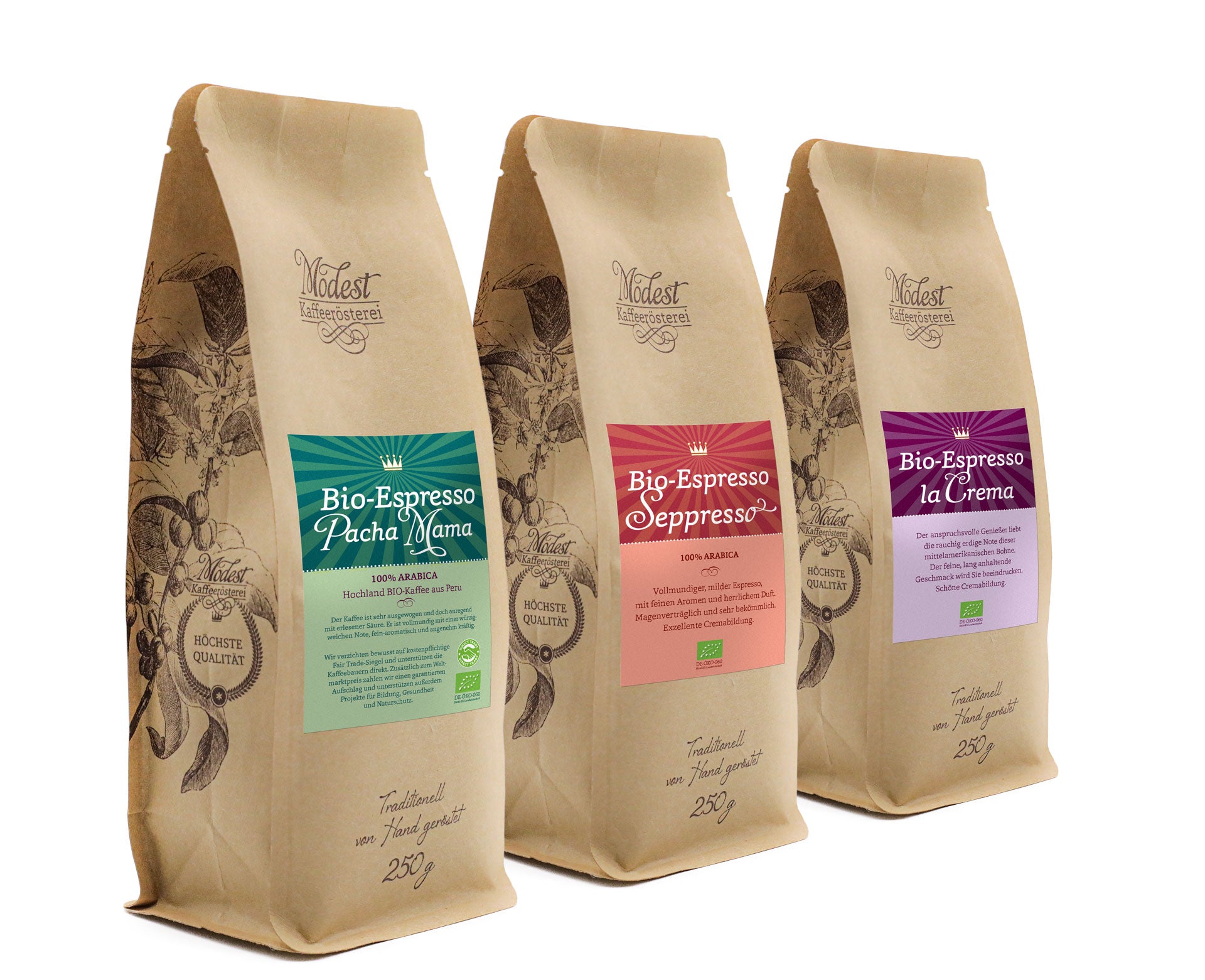 Probierset Bio-Espresso