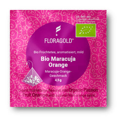 Früchtetee " Bio Maracuja Orange" Pyramidenbeutel