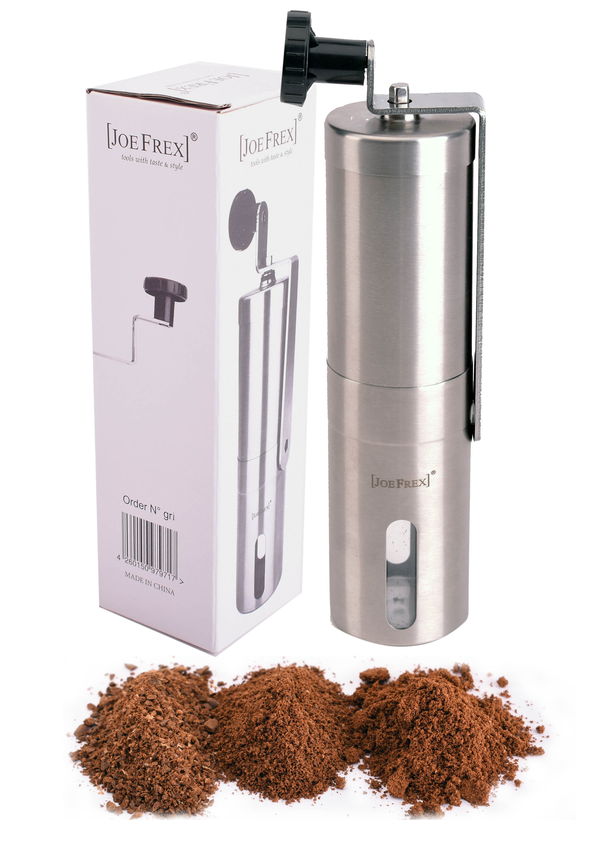 Espresso Hand Mühle - Edelstahl