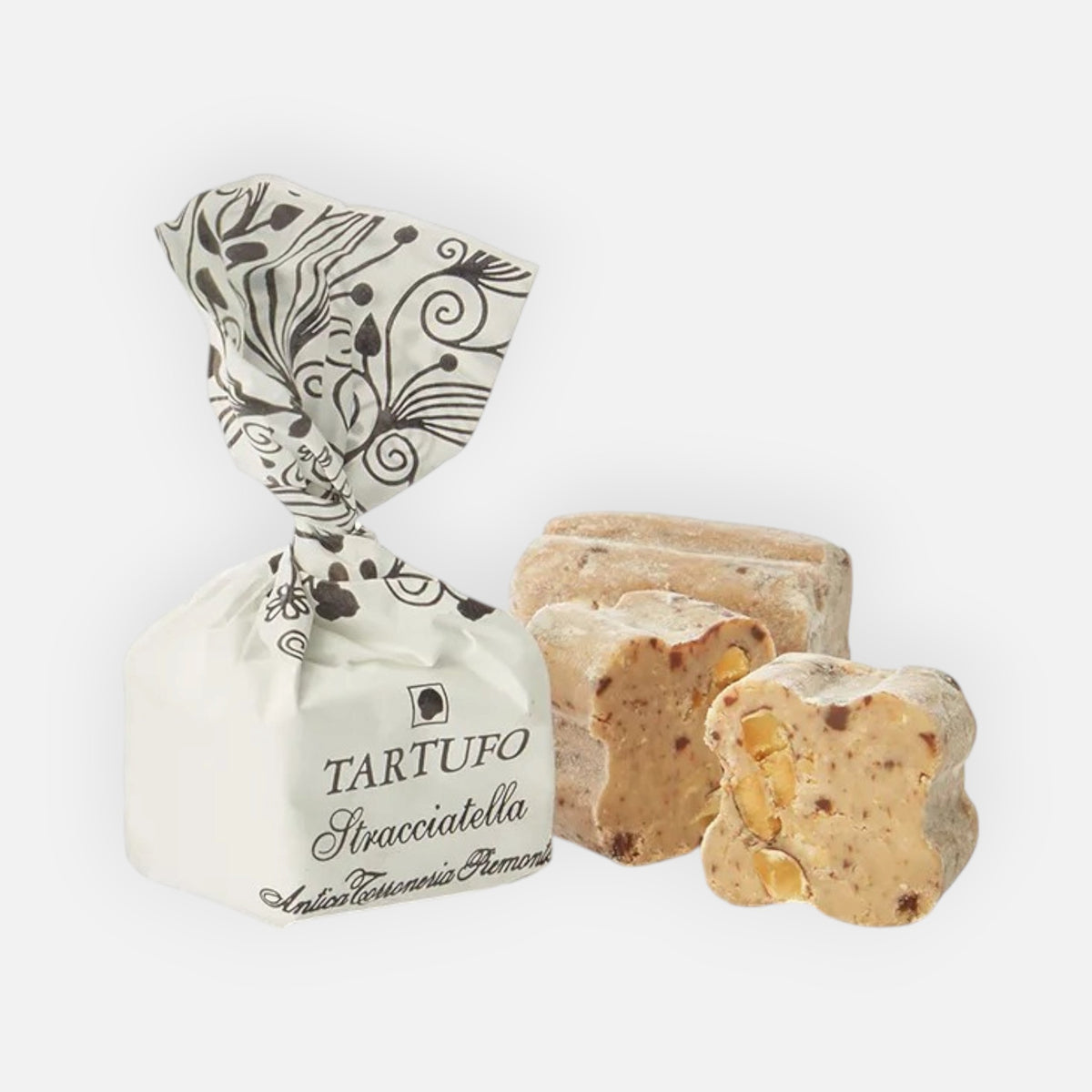 Tartufo Stracciatella - weißer Haselnuss Trüffel mit Schokoladen Stückchen