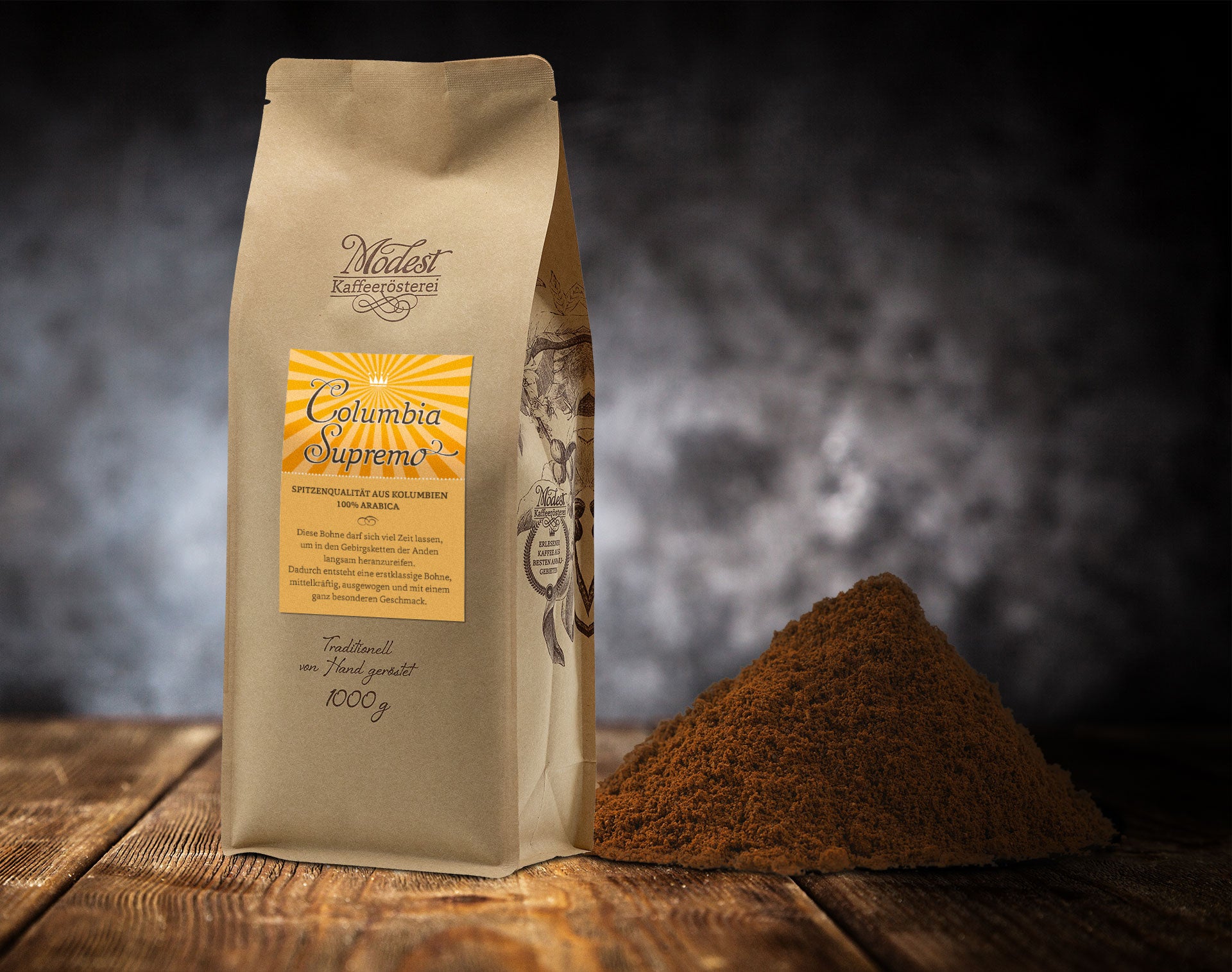 Kaffee Columbia Supremo 100% Arabica