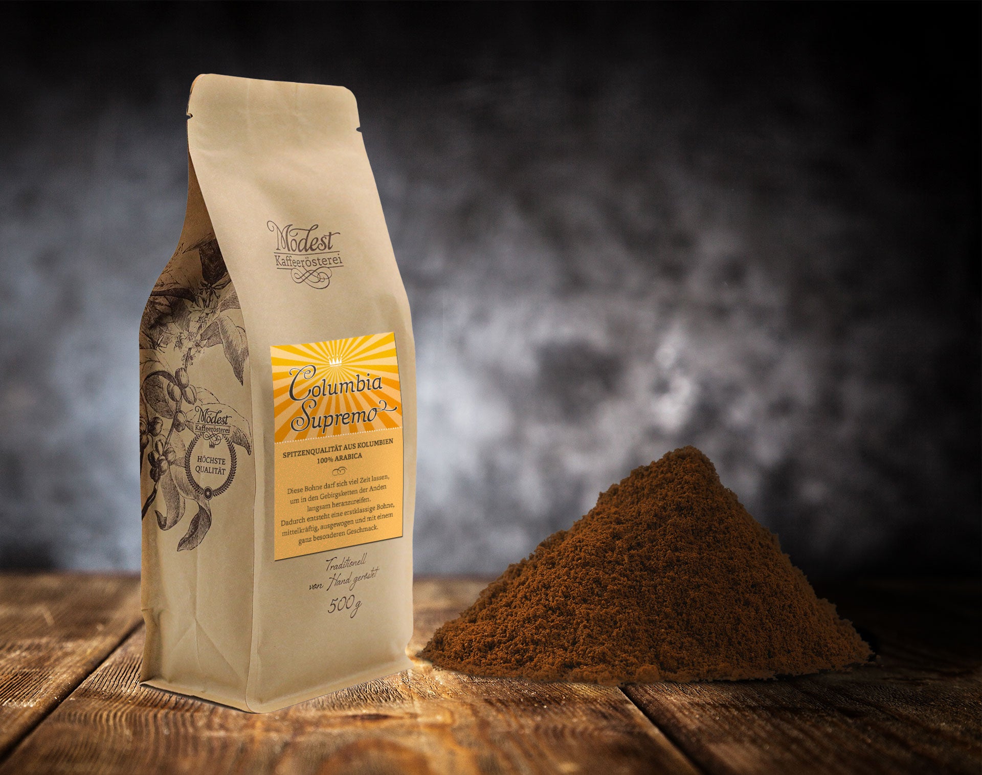 Kaffee Columbia Supremo 100% Arabica