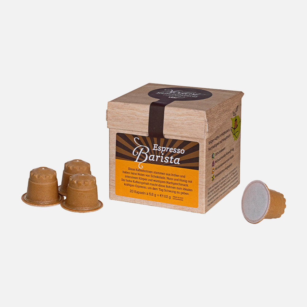 Holzkapseln Espresso Barista