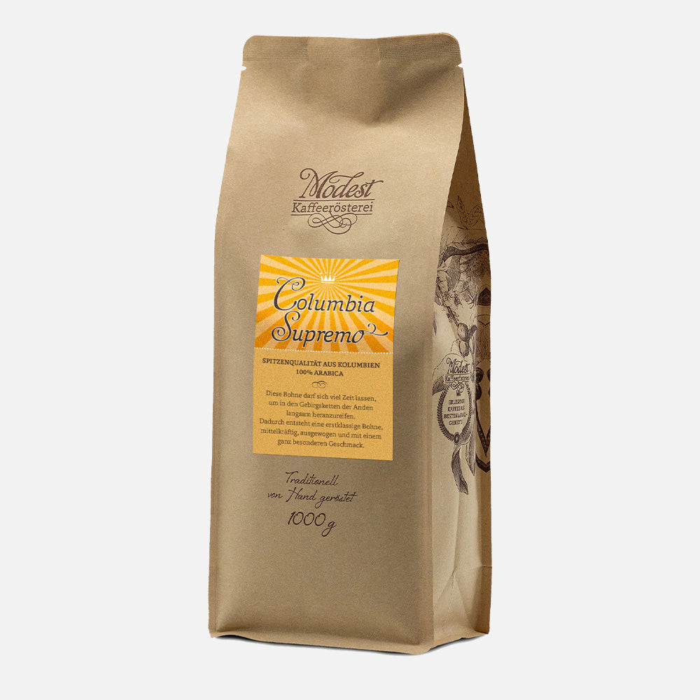 Kaffee Columbia Supremo 100% Arabica