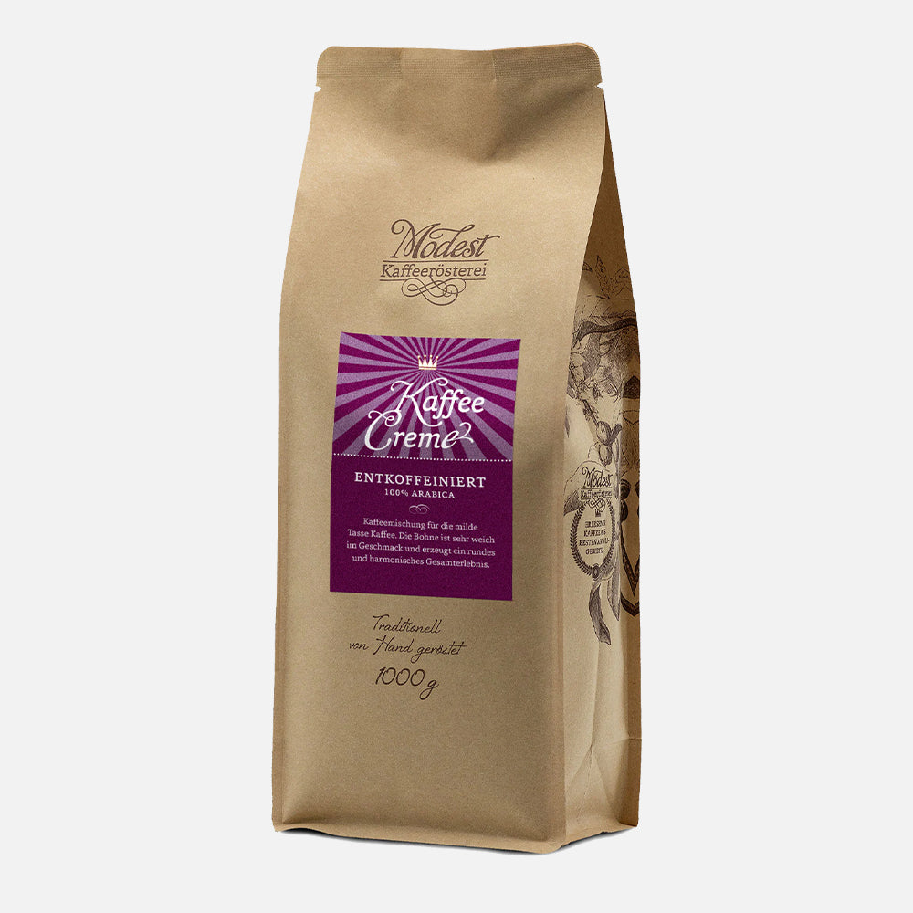 Kaffee Creme 100% Arabica ENTKOFFEINIERT