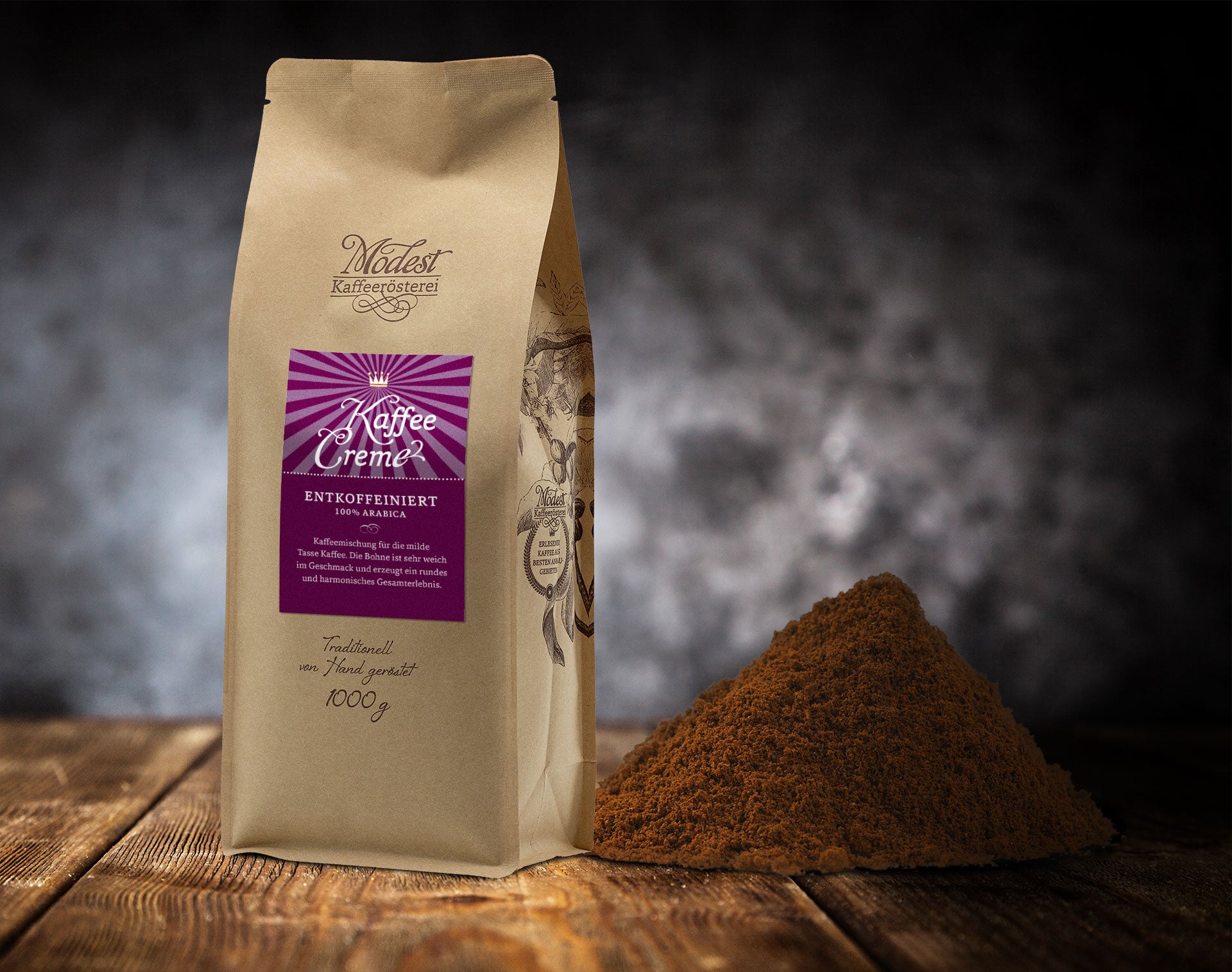 Kaffee Creme 100% Arabica ENTKOFFEINIERT