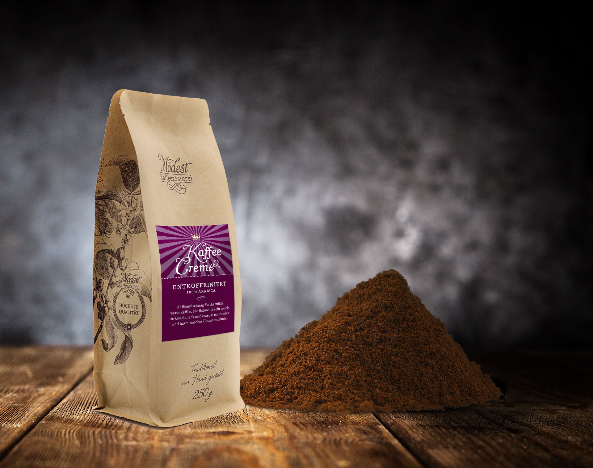 Kaffee Creme 100% Arabica ENTKOFFEINIERT